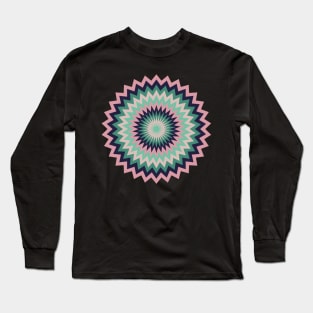 Zig Zag Circles Long Sleeve T-Shirt